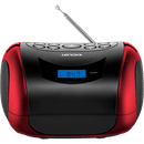 Rádio Portátil Lenoxx Bd-150 Boombox 4w Rms, Bluetooth, Display Digital, Rádio Fm E Mp3