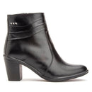 Bota Montaria Cano Curto Couro Comfort Black 2803