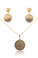 Conjunto Do Pai Nosso Folheado Em Ouro 18k