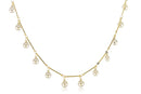 Choker árvores Da Vida Folheado Em Ouro 18k