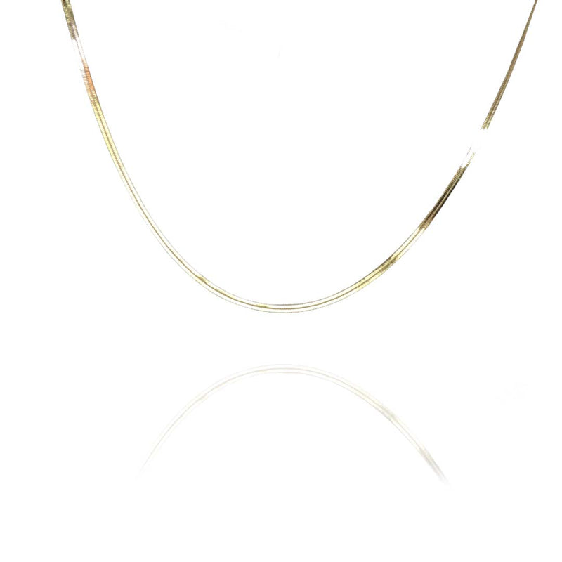 Choker De Fita Folheado A Ouro 18k