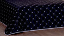 Kit Colcha Cobre Leito Luan Queen Size - 03 Peças Preto