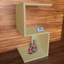 Mesa De Cabeceira Em S Natural Em Mdf