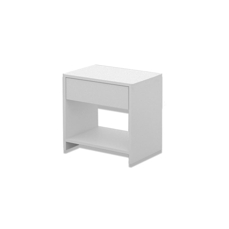 Mesa De Cabeceira 1 Gaveta Branco Em Mdf