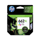 Cartucho de Tinta HP 662XL Tricolor CZ106AB