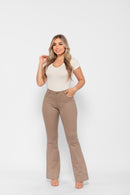 Calça Flair 7825 Bege Bella Canvas