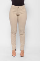 Calça 7831 Bege Claro Skinny Bella Canvas