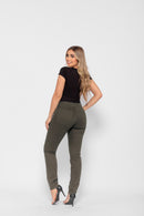 Calça 7831 Verde Skinny Bella Canvas