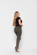 Calça 7831 Verde Skinny Bella Canvas