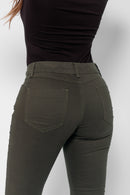 Calça 7831 Verde Skinny Bella Canvas