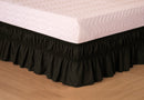 Saia Para Cama Box Colchobox Elasticada Queen Preta