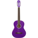 Violão Acústico De Nylon Para Destros Com Tensor Tcg 390 Roxo Thomaz