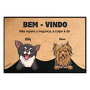 Tapete Capacho Personalizado com Nome e Imagem Pet