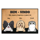 Tapete Capacho Personalizado com Nome e Imagem Pet
