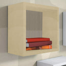 Kit 3 Nicho Decorativo 55x55x20 Cm Natural Em Mdf