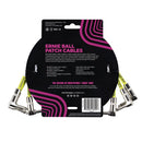 Cabo Pedal/pedal 1 (30,48 Cm) Plug L/l Pct C/ 3 Branco P06055 Ernie Ball