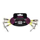 Cabo Pedal/pedal 6'' (15,24 Cm) Plug Flat L/l Pct C/3 P06059 Preto Ernie Ball