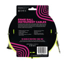 Cabo P/ Instrumento 18' (5,49 Metros) Plug Reto/l Trançado Neon Amarelo P06085 Ernie Ball