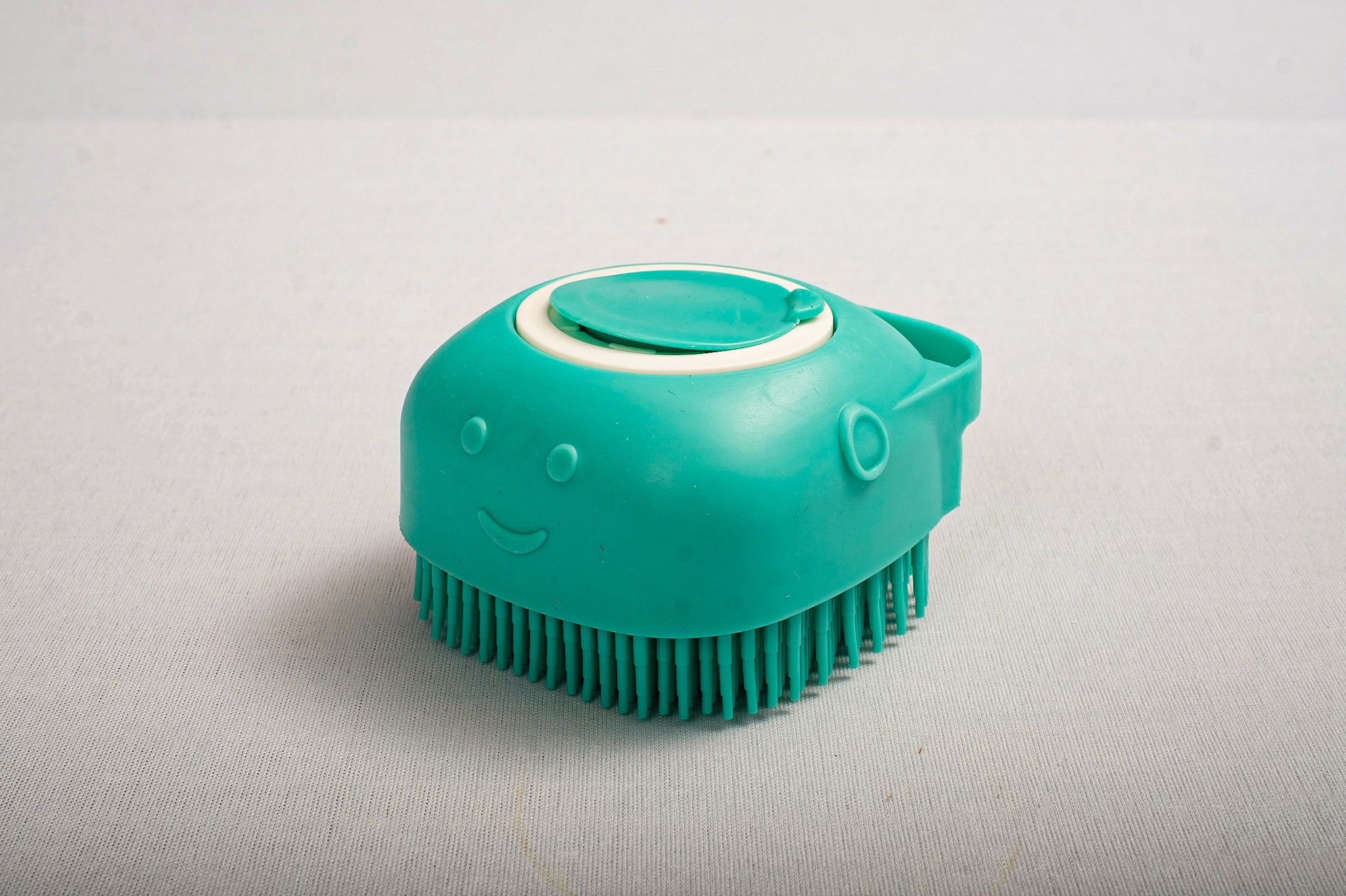 Esponja De Silicone Para Banho Com Dispenser Shampoo / Sabonete Escova Crianças, Adultos e para Pets