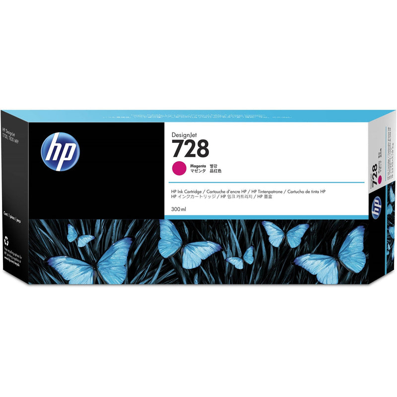 Cartucho de Tinta HP 728 Magenta PLUK 300 ml F9K16A