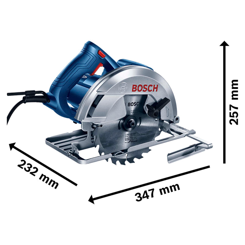 Serra Circular 1500w C/ 2 Discos E Guia Paralelo - Bosch Gks150-2d 220v