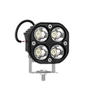 Holofote 3 pol. quadrado 40w led 24v amarelo branco