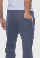 Calça Macaw 7859 Mescla Azul Moletom