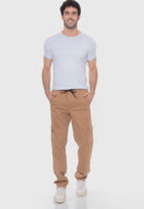 Calça Sarja 7847 Bege Escuro