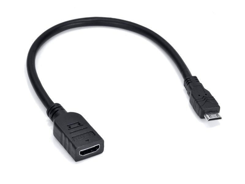 Cabo Adaptador De Video Cabo 23486 Mini Hdmi Macho Para Hdmi Femea 30cm