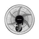 Ventilador Oscilante Parede Steel, Ch Hh Premium 50cm Preto Bivolt Ventisol