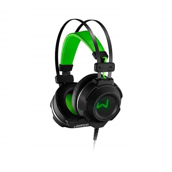 Headset Gamer Warrior Swan Usb+p2 Stereo Preto/verde Multilaser - Ph225