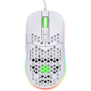 Mouse Gamer Vx Gaming Void Com  Led Rgb- 7600 Dpi Branco Com Cabo Usb 1.8 Metro - Mgv110b