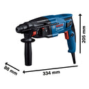 Martelete Perfurador Gbh 220 720w 220v C/ Maleta Bosch 06112a60e0-000