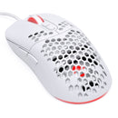 Mouse Gamer Vx Gaming Void Com  Led Rgb- 7600 Dpi Branco Com Cabo Usb 1.8 Metro - Mgv110b