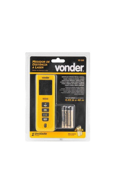 Trena A Laser Vonder 3820040000 Medidor De Distancia  A Laser 40m