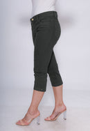 Calça 7878 Verde Capri Feminina