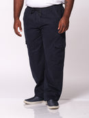 Calça Macaw 7868 Azul Marinho Plus Size Sarja