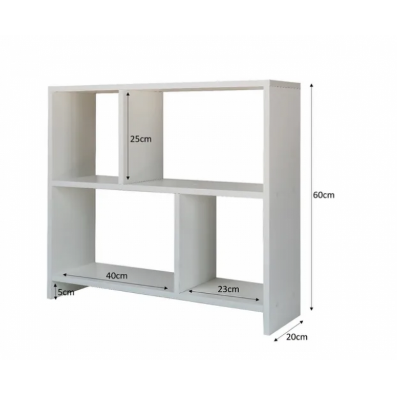 Rack Nicho Aparador Sala Quarto Escritório Mdf Branco