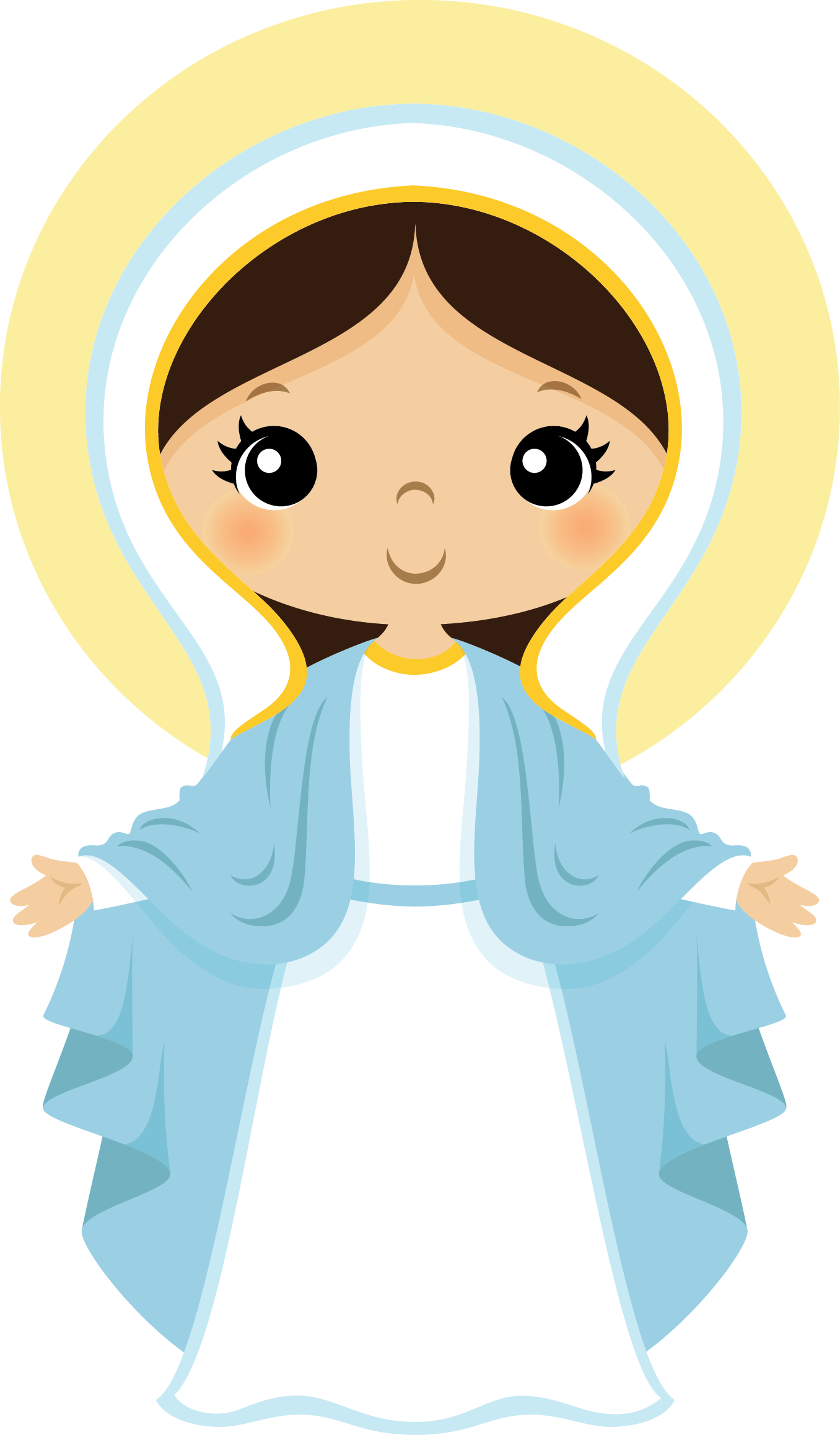 Almofada Naninha Virgem Maria Para Bebe