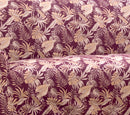 Capa De Sofa Adere Floral Vinho 02 E 03 Lugares