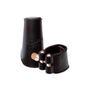 Bracadeira Couro C/cobre Boquilha Couro P/ Sax Alto Lc27l Vandoren