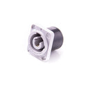 Conector Powercon Painel Macho Cinza 20a Terminal Plano S/divisor  Nac3mpb-1-wot Neutrik