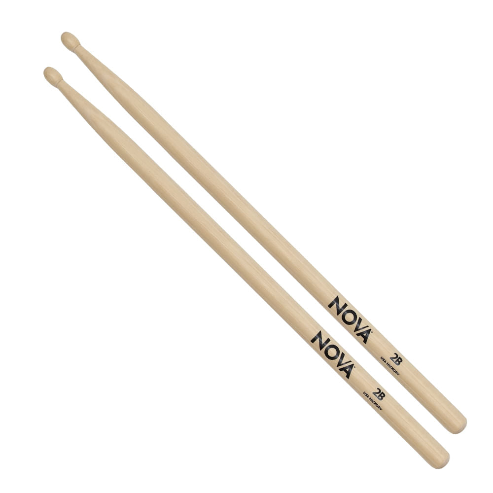Baqueta Nova 2b Ponta De Madeira N2b Vic Firth