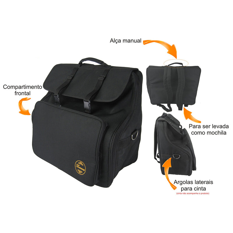 Bag Para Acordeon, Sanfona, Gaita 120 Baixos Thommasi