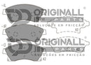 Pastilha De Freio System Ceramic Ocda1123