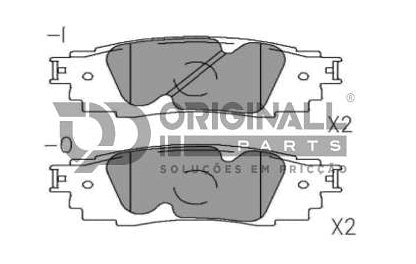 Pastilha De Freio System Ceramic Octa2828