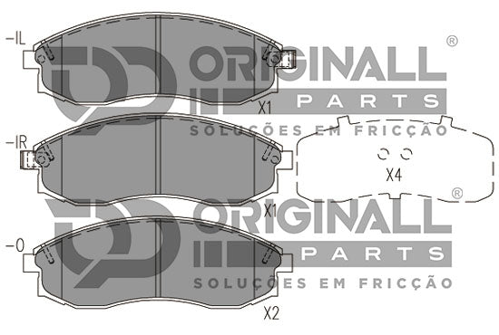 Pastilha De Freio Premium + Calço Osda2222