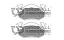 Pastilha De Freio Premium + Calço Osta0617