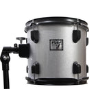 Bateria Acústica 2t Esl Prata Com Banco Ny F1rst