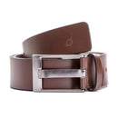 Cinto Masculino Social Couro Cromo Argentino Marrom 4020